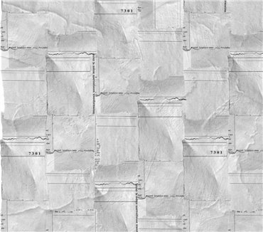 6500504 - panel Newspaper pieces Grey Random Papers Coordonne