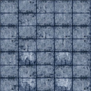 6500808 - panel Iron Tiles Blue Random Papers Coordonne