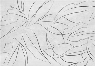 6800406 - panel Abstract Flora Concrete Random Papers II Coordonne