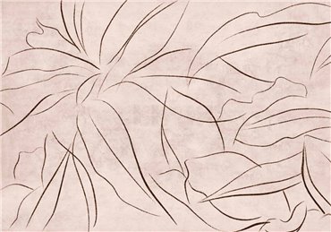 6800407 - panel Abstract Flora Rose Random Papers II Coordonne