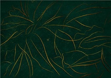 6800408 - panel Abstract Flora Emerald Random Papers II Coordonne