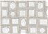 6800709 - panel Frames White Random Papers II Coordonne