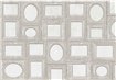 6800709 - panel Frames White Random Papers II Coordonne