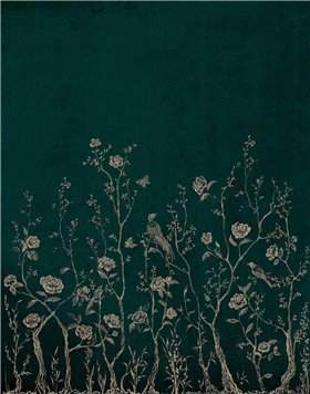 7000071 - panel Chinoiserie Green Montmartre Coordonne