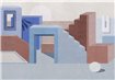 9000011 - panel La Muralla Blue Random Archist Coordonne