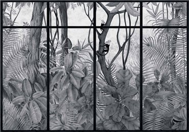 9000055 - panel Casa de Vidro Off Frame Random Archist Coordonne