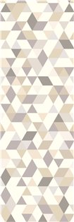 Triangles Coctail beige - Fototapeta WallArt