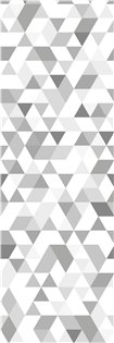 Triangles Coctail grey - Fototapeta WallArt