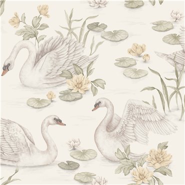 6926 – tapeta Lily Swan Newbie Wallpaper II