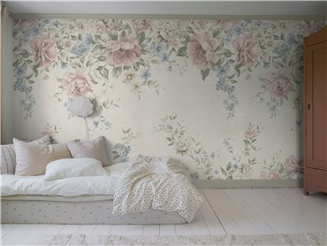 6944 – mural Flower Garden Newbie Wallpaper II