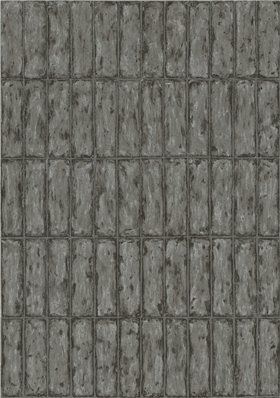 Tapeta metaliczna imitująca płytki Arte A60123 Chalk Stone Metal X Patine