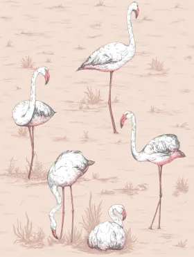 112/11039 – tapeta Flamingos Icons Cole & Son