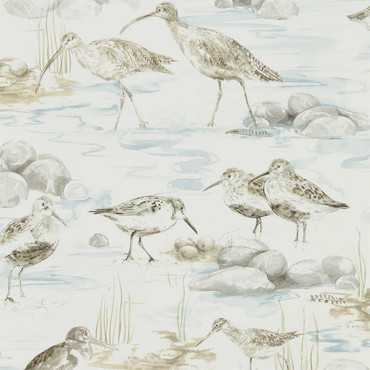 SN216492 – tapeta Estuary Birds Blue/Grey Embleton Bay Sanderson