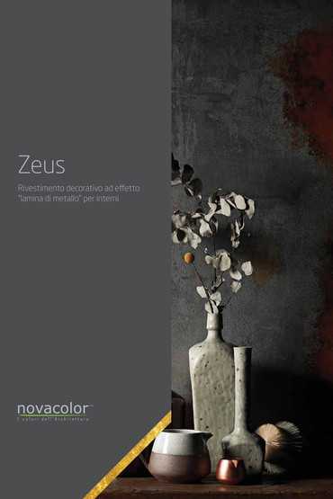 Zeus - Tynk dekoracyjny imitujący srebro lub złoto, efekt rdzewiejącej blachy Novacolor