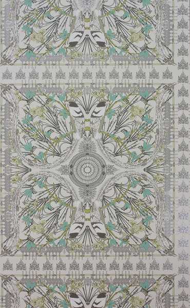 W7143-06 – tapeta Lyrebird Belvoir Wallpapers Matthew Williamson