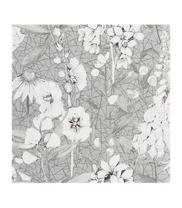 PDG1050/04 – tapeta Emilie Silver Mandora Wallpapers Designers Guild