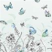 PDG1058/02 – panel Papillons Eau De Nil Mandora Wallpapers Designers Guild