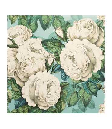 PJD6002/03 – tapeta The Rose Swedish Blue Picture Book Wallpapers John Derian for Designers Guild