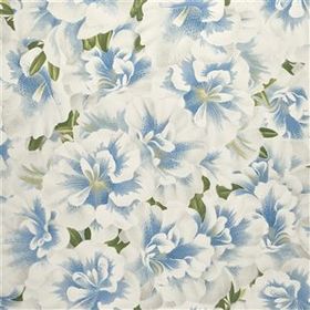 PJD6004/04 – tapeta Veriegated Azalea Swedish Blue Picture Book Wallpapers John Derian for Designers Guild