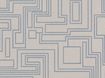 WK802/05 – tapeta Electro Maze Silver Kirkby Design x Eley Kishimoto Wallcovering Kirkby Design