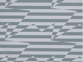 WK809/04 – tapeta Stripey Zig Zag Birds Steel Kirkby Design x Eley Kishimoto Wallcovering Kirkby Design