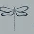 111932 – tapeta Dragonfly Liquorice Japandi Scion