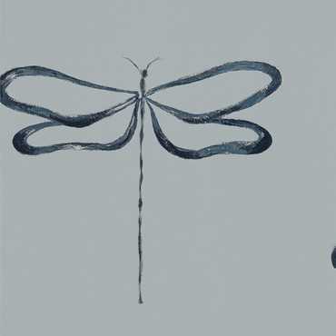 111932 – tapeta Dragonfly Liquorice Japandi Scion