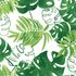 143-138887 - tapeta Painted Tropical Jungle Green House