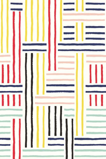 377204 – mural Stripes+ Eijffinger