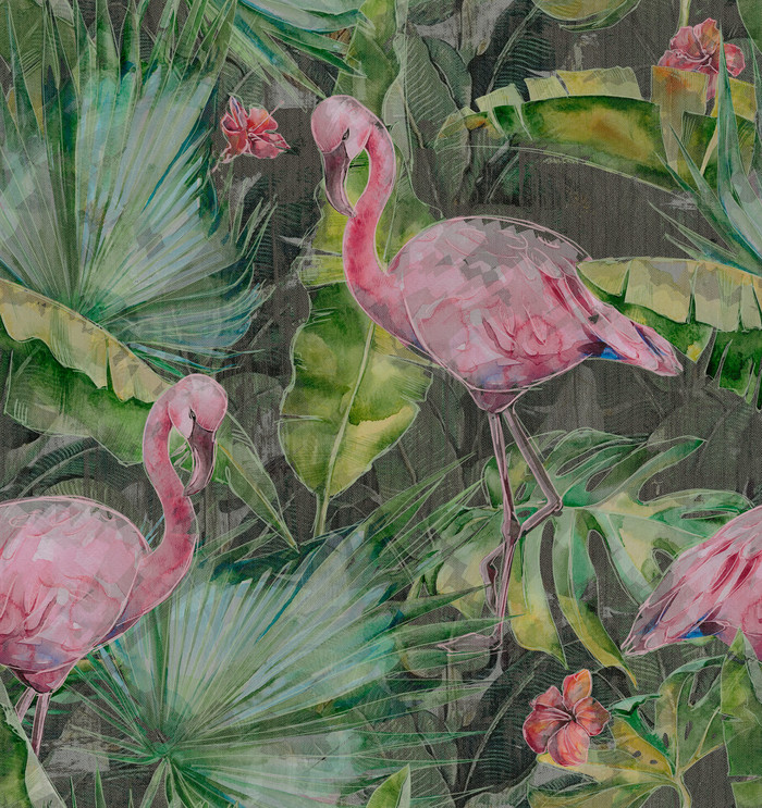 63958 – fototapeta  Flamingo Decoratives Tecnografica