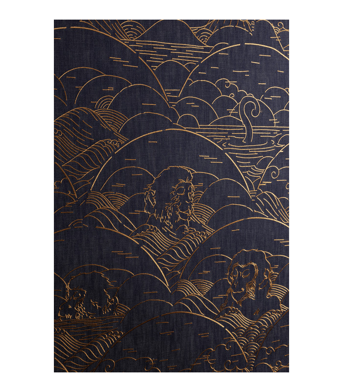 AMO3000 – tapeta Indigo Macaque Tokyo Blue Moooi Arte 