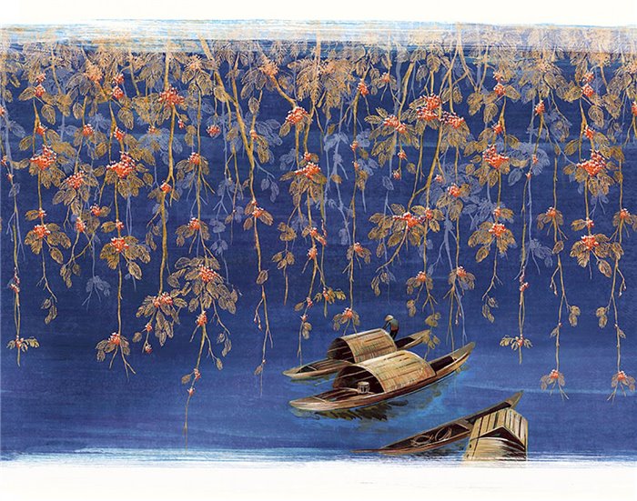 DGKIM2032 – mural ścienny River Kimono Khroma