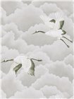 111230 - tapeta Cranes in Flight Colour 1 Harlequin