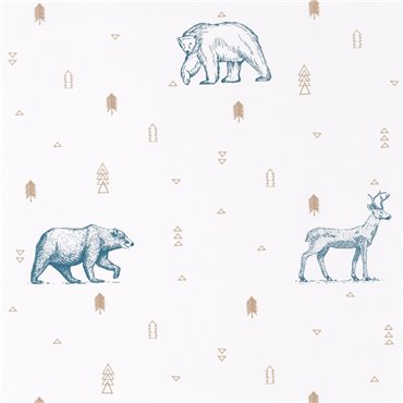 101986009 – tapeta Grizzly Bears Our Planet Caselio