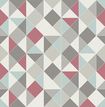 Tapeta kolorowe geometryczne romby trujkąty SD61201 Mini Prints WallQuest OUTLET