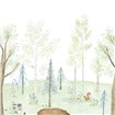 88227303 - tapeta THE ENCHANTED FOREST WITH BEAR Once Upon A Time Casadeco
