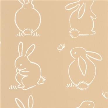 88381887 - tapeta Funny Bunny Once Upon A Time Casadeco
