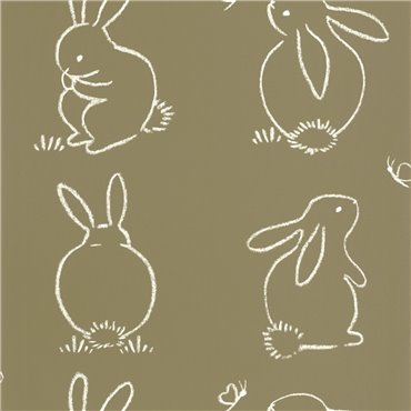 88387526 - tapeta Funny Bunny Once Upon A Time Casadeco