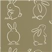 88387526 - tapeta Funny Bunny Once Upon A Time Casadeco
