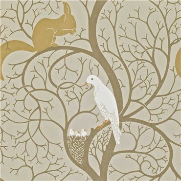 DVIWSQ101 - tapeta Squirrel & Dove One Sixty Sanderson