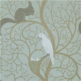 DVIWSQ103 - tapeta Squirrel & Dove One Sixty Sanderson