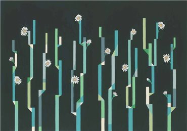 8000055 - panel Flor de Cactus Noche 40th Aniversary Coordonne