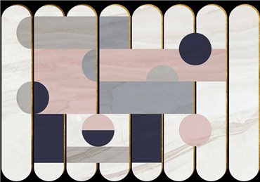 8603001 - panel VILLA Rose Mies Coordonne