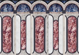 8605001 - panel ARCHS Ultramarine Mies Coordonne
