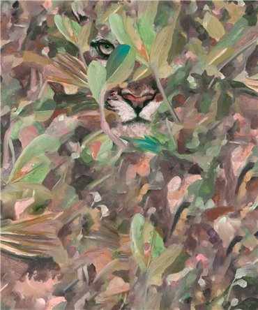 9500011 - panel Hidden Puma Autumn Naturae Coordonne