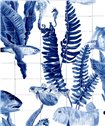 9500024 - panel Bank of Fish Tiles Naturae Coordonne