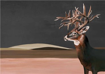 9500200 - panel Great Deer Nude Naturae Coordonne