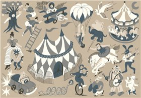 9700112 - panel Magic Circus Sandy Mies Coordonne