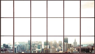6500210 - panel City Window Random Papers Coordonne