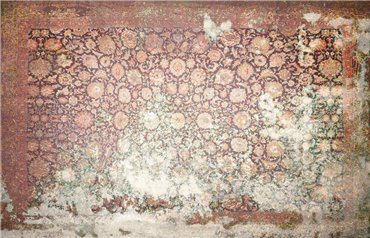 6500315 - panel Floral rug Red Random Papers Coordonne